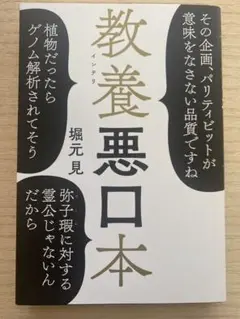 【美品・定価1500円】教養悪口本