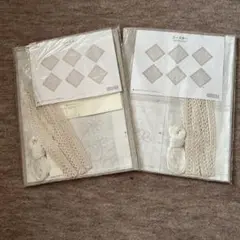刺繍作成キット 花柄 HOBBYRA HOBBYRE 2セット