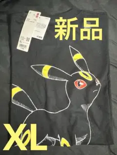 新品 XL ポケモン ブラッキー ユニクロ コラボ UT Tシャツ ブラック