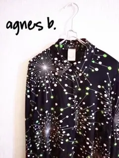 D222177 agnes b. 総柄 ロングスリーブシャツ
