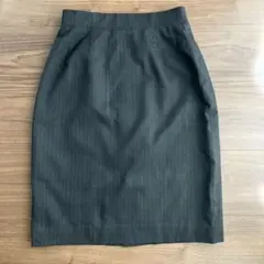 TOPVALU 黒ストライプ　タイトスカート