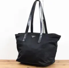 PRADA テスートナイロン ハンド トートバッグ カバン ミニ ブラック