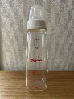 ピジョン スリムタイプ哺乳瓶240ml ガラス製 乳首M