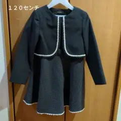 OAKDOL ブラックドット柄フォーマルドレス