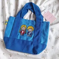 サンリオ パティ＆ジミー刺繍ミニトート