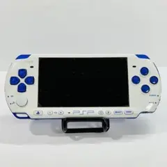 【極美品‼︎】SONY PSP-3000 ホワイト ブルー メモステ2GB付き‼︎