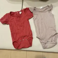 H&M ボディスーツ 12M 2枚セット　80