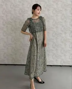 LE’RURE★Whole race layered dress