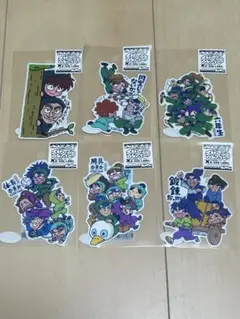 忍たま乱太郎　B-SIDE-LABEL ステッカー　6点セット
