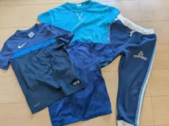 まとめ売り Nike DRI-FIT Tシャツ ネイビー/ブルー 120