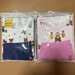 ユニクロパジャマ　120、110サイズ　パジャマ　くまのがっこう