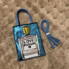 大幅値下げ LOVE PODON 香水ボトルデザイン ショルダーバッグ