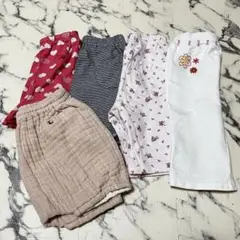 ズボン　パンツ　90cm 4点セット　まとめ売り　女の子　ベビー　キッズ