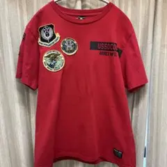 AVIREX USSOCOM レッド Tシャツ　L