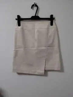 Private Label アイボリー アシンメトリー タイトスカート 送料込