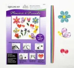 【Quilled Creations】クイリングキット：フラワー＆フレンズ