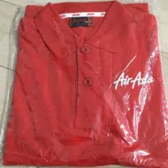AirAsia 赤 ポロシャツ Mサイズ 1枚、Tシャツ Sサイズ1枚