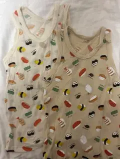 寿司柄 アンダーシャツ 2枚セット 120cm