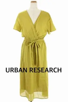 URBAN RESEARCH ♡コットンカシュクールワンピース
