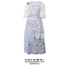 ワンピース rurumu: 21aw burn the rabbit lace OP rurumu:（ルルムウ）の「rurumu:/ルルムウ/burn the rabbit lace