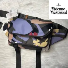 【新品✨】vivienne westwood マルチカラー 総柄 ボディバッグ