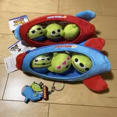 美品、レア　ディズニー トイストーリー エイリアン ロケットポーチ