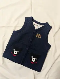 ミキハウス　ダブルB　ベスト　M 80〜90cm☆