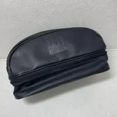 美品◎dunhill ダンヒル　本革レザーポーチ　ブラック　レディース　メンズ