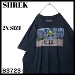 映画 Shrek シュレック&ドンキー キャラクター プリントTシャツ 2XL