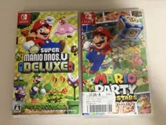 New スーパーマリオブラザーズ U デラックス マリオパーティーの箱ソフトなし