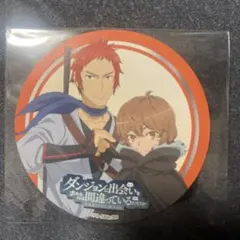 【新品】ダンまち カフェ ステッカー リリ＆ヴェルフ