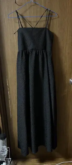 ブラックキャミワンピース