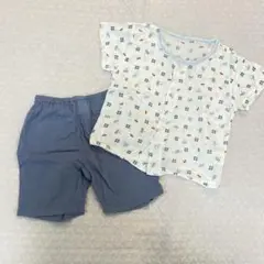 ★西松屋　夏用薄手ベビーパジャマセット 95　100　トンボ柄　和柄　保育園夏服