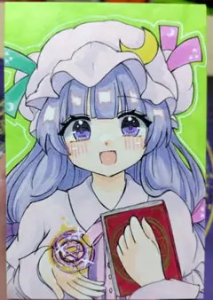 手描きイラスト☆東方project パチュリー・ノーレッジ