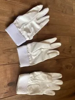 バッティング用手袋 ホワイト