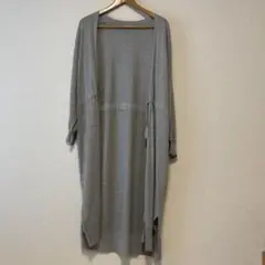 BEAMS HEART グレー ロングカーディガン