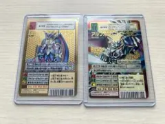 旧デジモンカード　ゴールドエッチング　アルフォースブイドラモンセット