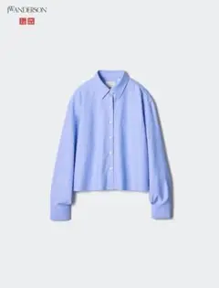 ユニクロ JW ANDERSON オックスフォードシャツ 61 ブルー L