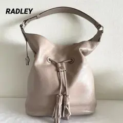 ★美品★ラドリー オールレザー ワンショルダーハンドバッグ 犬のチャーム付