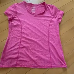 Danskin Now ピンク Vネック Tシャツ S/M