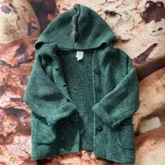 GAP 恐竜　ニットカーディガン