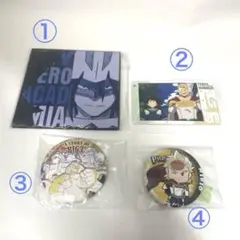 159 ヒロアカ　ルミリオン＋サンイーター　缶バッジ＋ラバーコースター