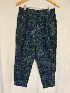 ZUCCA ボタニカル ペイズリー サルエルパンツ Mサイズ