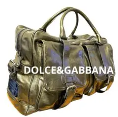 DOLCE & GABBANA メンズコレクション レザーボストンバッグ 2025年最新】D&G ／ Dolce＆Gabbana メンズ ボストンバッグ