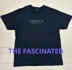 "THE FASCINATED CACTUS_X グリーンサボテン柄 Tシャツ