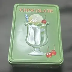 メロンクリームソーダ 空き缶 お菓子箱 サクランボ チェリー アイスクリーム