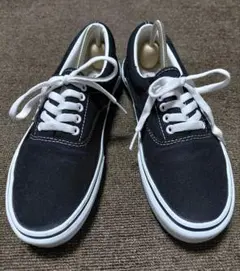 VANS(バンズ)エラ ブラック スニーカー キャンバスus8ERA 黒26cm