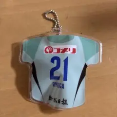 アルビレックス新潟ガチャ　ユニホームバルーンキーホルダー21番田代琉我