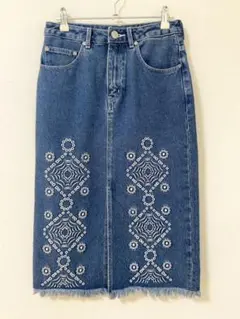 MURUAデニムスカートひざ丈