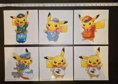 非売品ピカチュウ イベントステッカー 6枚
